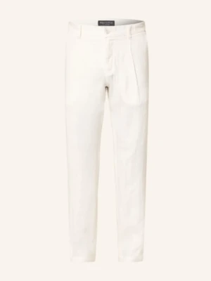 Marc O'polo Spodnie Chino Z Lnu Osby O Zwężanym Kroju weiss