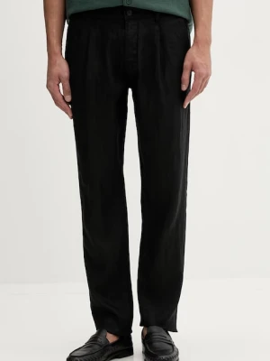 Marc O'Polo spodnie chinos męskie lniane