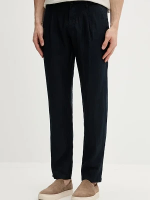 Marc O'Polo spodnie chinos męskie lniane