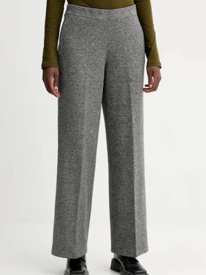 Marc O'Polo spodnie damskie kolor szary proste high waist M09304419053
