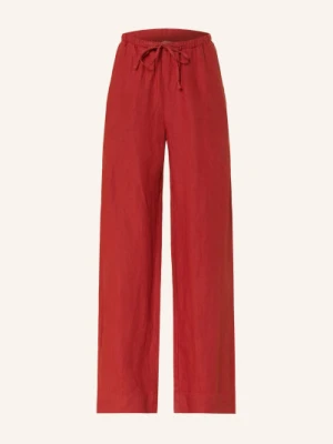 Marc O'polo Spodnie Lniane rot