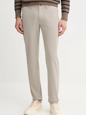 Marc O'Polo spodnie męskie kolor beżowy proste M20010610220