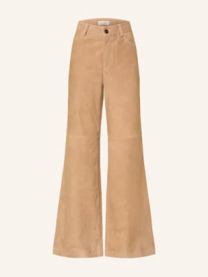 Marc O'polo Spodnie Skórzane beige