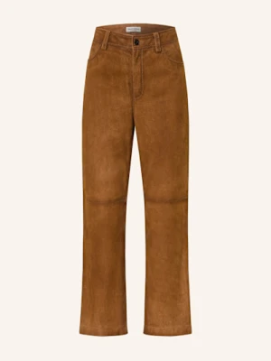 Marc O'polo Spodnie Skórzane braun