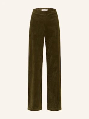 Marc O'polo Spodnie Sztruksowe gruen