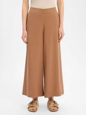 Marc O'Polo Spodnie typu culottes z zawartością lnu Kobiety Lyocell brązowy,