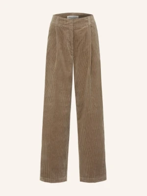 Marc O'polo Spodnie Typu Marlena Z Sztruksu beige