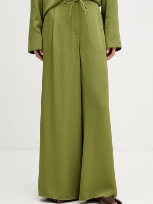 Marc O'Polo spodnie wide leg damskie z wiskozy