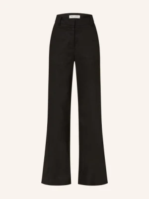 Marc O'polo Spodnie Z Lnu schwarz