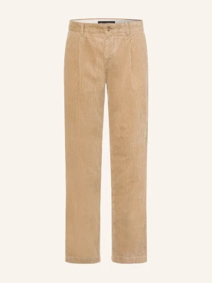 Marc O'polo Spodnie Z Sztruksu Osby O Zwężanym Kroju beige