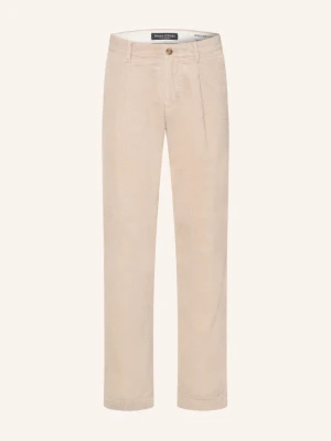 Marc O'polo Spodnie Z Sztruksu Osby O Zwężanym Kroju beige