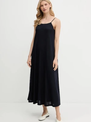 Marc O'Polo sukienka kolor granatowy maxi oversize 5000006568