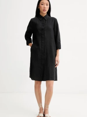 Marc O'Polo sukienka koszulowa lniana