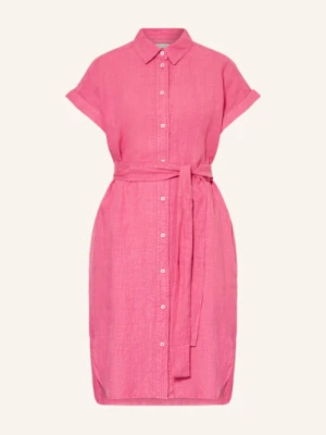 Marc O'polo Sukienka Koszulowa Z Lnu pink