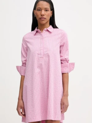 Marc O'Polo sukienka koszulowa z lyocellem