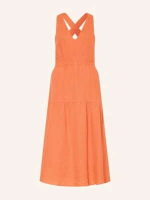 Marc O'polo Sukienka Lniana orange