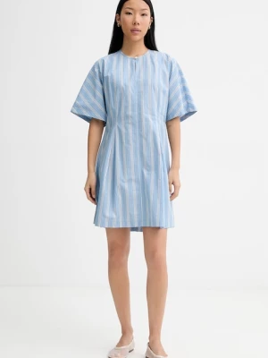 Marc O'Polo sukienka rozkloszowana bawełniana