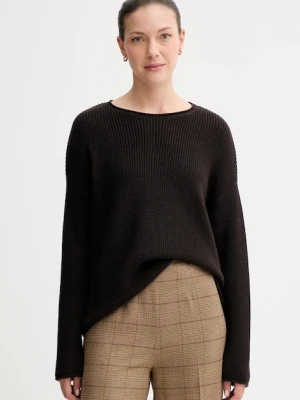 Marc O'Polo sweter bawełniany damski kolor brązowy 508605960171