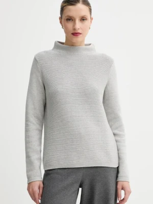 Marc O'Polo sweter bawełniany damski kolor szary z półgolfem 511605960419