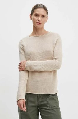 Marc O'Polo sweter bawełniany kolor beżowy lekki 406605960447