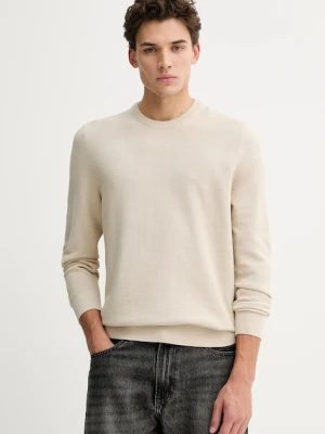 Marc O'Polo sweter bawełniany kolor beżowy lekki M20502360074