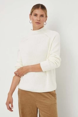 Marc O'Polo sweter bawełniany kolor beżowy z półgolfem 309605960009CHEAPER