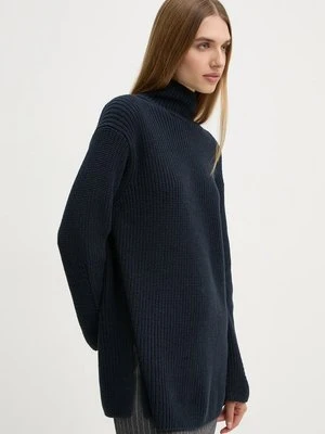 Marc O'Polo sweter bawełniany kolor granatowy z półgolfem 409605960475