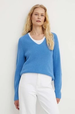 Marc O'Polo sweter bawełniany kolor niebieski 406605960097