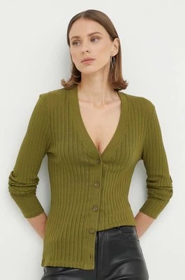 Marc O'Polo sweter bawełniany kolor zielony lekki 306202752145