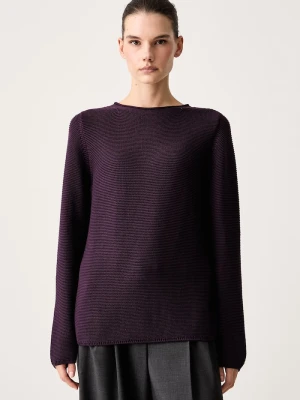 Marc O'Polo sweter damski bawełniany fioletowy