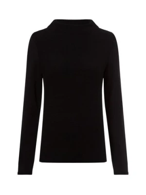 Marc O'Polo Sweter damski Kobiety Bawełna czarny jednolity,