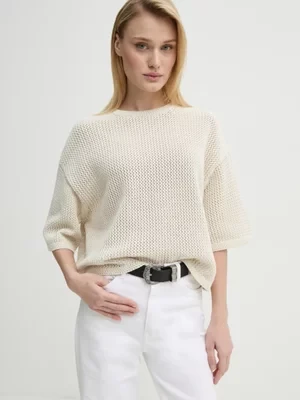 Marc O'Polo sweter damski kolor beżowy 503600662091