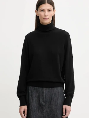 Marc O'Polo sweter damski kolor czarny lekki z golfem 5000007462