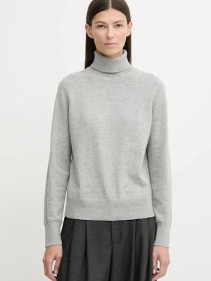 Marc O'Polo sweter damski kolor szary lekki z golfem 5000007462