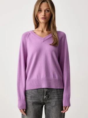 Marc O'Polo sweter damski wełniany fioletowy