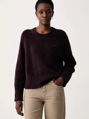 Marc O'Polo sweter damski z bawełną bordowy