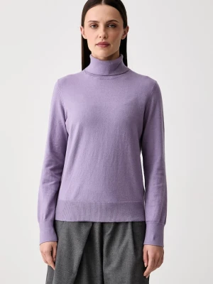 Marc O'Polo sweter damski z bawełną fioletowy
