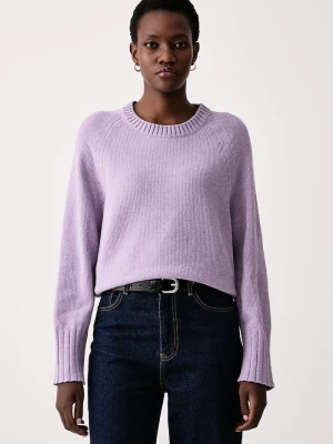 Marc O'Polo sweter damski z bawełną fioletowy