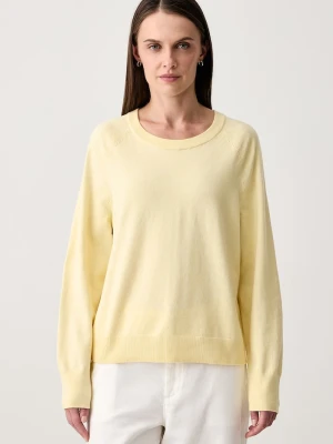 Marc O'Polo sweter damski z bawełną żółty