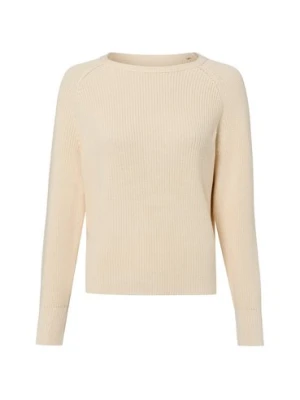Marc O'Polo Sweter damski z dzianiny Kobiety Bawełna (100%) beżowy jednolity,