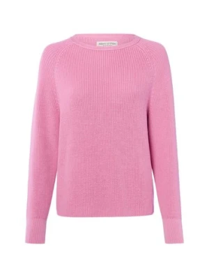 Marc O'Polo Sweter damski z dzianiny Kobiety Bawełna (100%) różowy jednolity,
