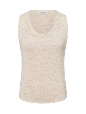 Marc O'Polo Sweter damski z dzianiny Kobiety beżowy wypukły wzór tkaniny,