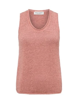 Marc O'Polo Sweter damski z dzianiny Kobiety różowy jednolity,