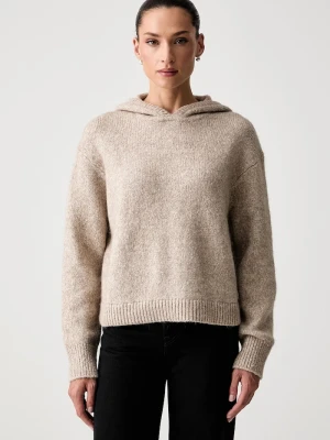 Marc O'Polo sweter damski z wełną beżowy