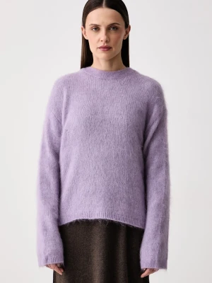 Marc O'Polo sweter damski z wełną fioletowy