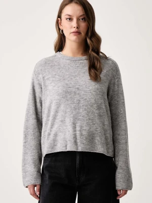 Marc O'Polo sweter damski z wełną szary