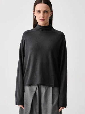 Marc O'Polo sweter damski z wełną szary