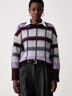 Marc O'Polo sweter damski z wełną szary