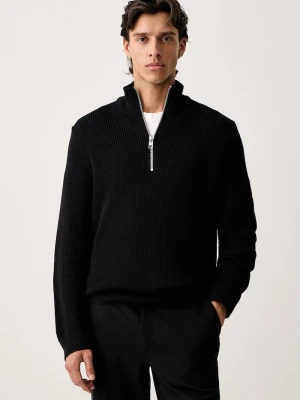 Marc O'Polo sweter męski bawełniany czarny
