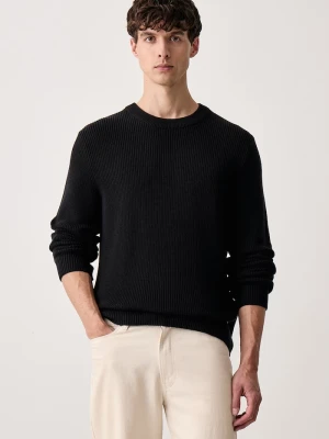 Marc O'Polo sweter męski bawełniany czarny
